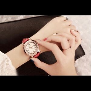 Leather Strap Quartz Watch